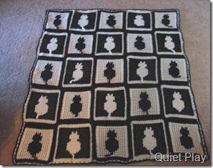 Crocheted Cat Blanket