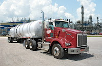 Trimac operates a fleet of 14 LNG-fueled Kenworth tractors for chemical hauling in the Houston area