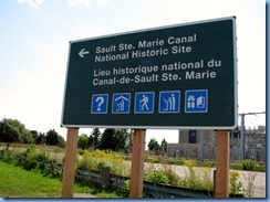 5319 Ontario - Sault Sainte Marie, ON - Sault Ste. Marie Canal National Historic Site sign