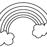 >ARCO IRIS PARA COLOREAR