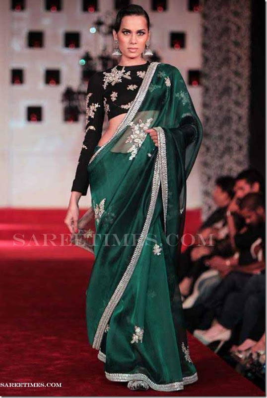 Sabyasachi_Green_Saree