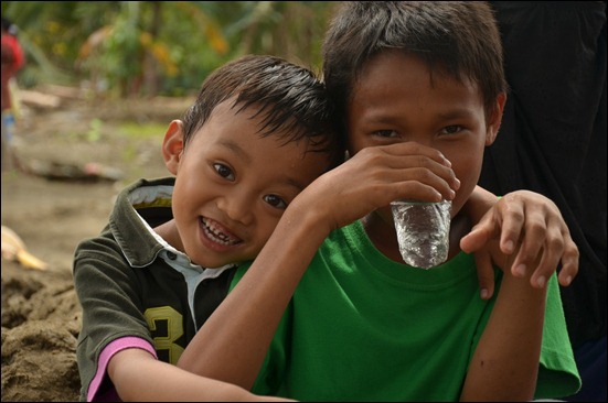 PUR treated riverwater drank by children (2)