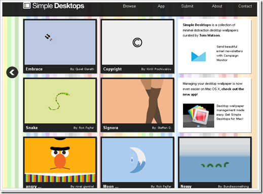 Simple Desktops