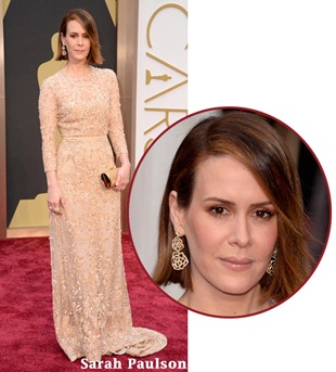 Sarah Paulson at the 2014 Oscars