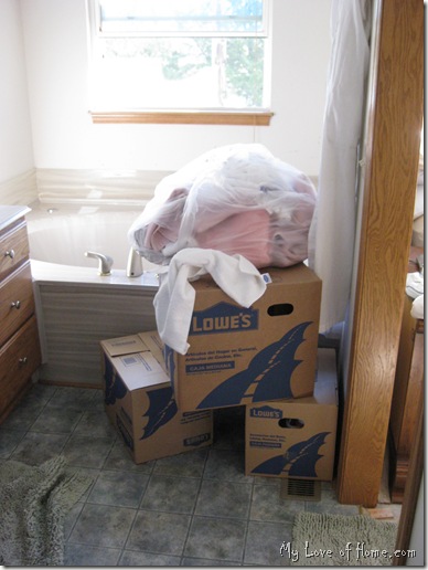 too small master bath