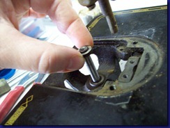 rotating hook shaft removal rotating hook shaft removal