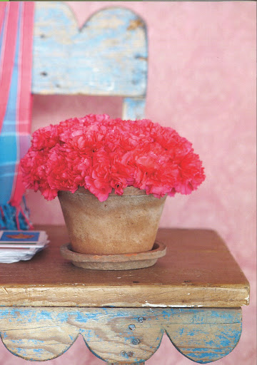 Carnations are a favorite and so is this image.