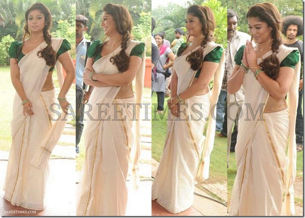 Nayanathara_White_Saree