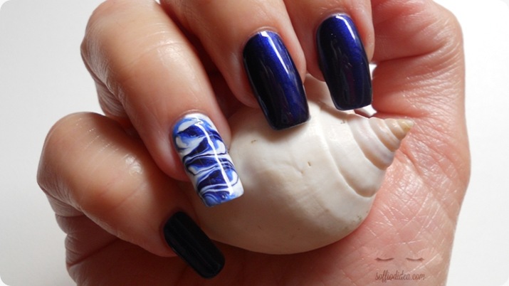 nail art - nailart - marble - soffiodidea - soffio di dea - onde -2a nail art - nailart - marble - soffiodidea - soffio di dea - onde -2a