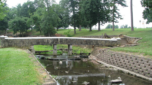 One of the old bridges spanning Fassnight Creek. Jodie Adams stated that these bridges have been in existence for nearly 80 years. (Photo by: Kenrick Nobles)