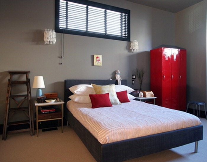 cinza e vermelho na decoração cinza e vermelho na decoração
