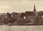 Scharmbeck - von der Lindenstraße aus gesehen; aus J. Segelken "Heimatbuch", 1938