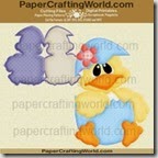 chicky shaped card ppr cf200
