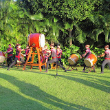 Taiko drumming at the AAS welcome reception