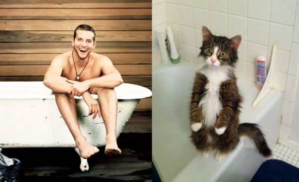 Горячие парни и котята (35 фото) | Картинка №24