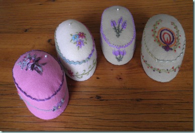 Oval Emb Pincushions