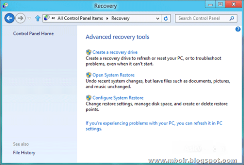Windows 8 Recovery - mboir
