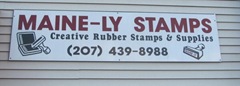 11.2011 Mainely Stamp store sign 1 Kittery 11.2011 Mainely Stamp store sign 1 Kittery