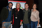 Lanzamiento EMA Joven con Liniers, Dudu von Thielmann, Kevin Johansen y María José Wuille Bille. Gentileza: EMA.