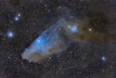 Nebulosa Cabeça de Cavalo Azul
