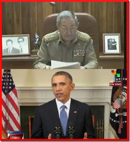 Raul Castro - Barack Obama - 17 - 12 - 14