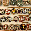 Urumqi - Grand Bazar, Chapeau traditionnel Ouigour