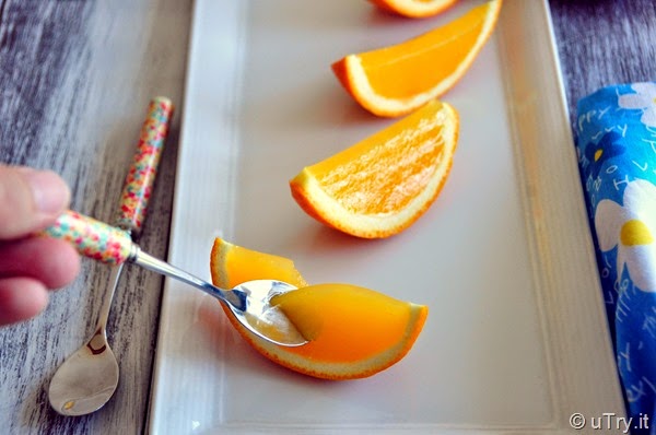 How to Make Fresh Orange Jello Slices  With Video Tutorial   http://uTry.it
