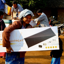 Solar Panel Installation Trip at The Shan Camp - March 2012