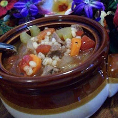 2bleu's Beef Barley Soup (Or Chicken Barley Soup)