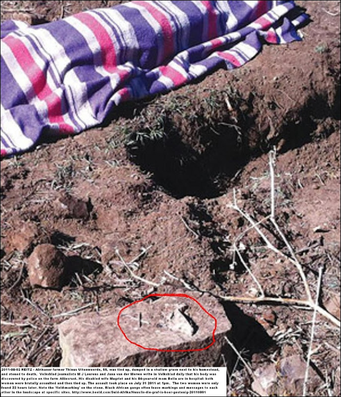 UITENWEERDE Thinus stoned to death farmer 55 Alliesrust farm Reitz FS UITENWEERDE Thinus stoned to death farmer 55 Alliesrust farm Reitz FS