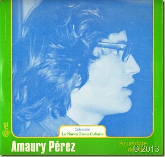 Amaury Pérez - 1976 - Acuérdate de abril - Ed. México - Frontal