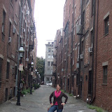 Debbie in an Alley in Boston