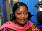 - Thérèse Olenga, ministro provincial do Ambiente e porta-voz do governo provincial de Kinshasa este 01/06/2011, ao estúdio da Rádio Okapi/PH. John Bompengo.