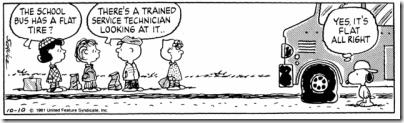 1991-10-10 - Snoopy as a trained service technician