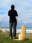 Man and dog is the best friend