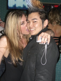 Dj Fuji At Work With Girl, Dj Fuji