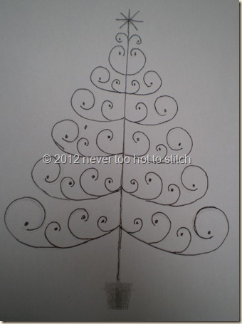 2012 Christmas tre #3 pattern