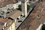 Montpeyroux vu du ciel
