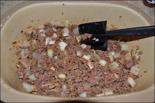 cooked ground beef