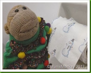 Christmas loo roll Christmas loo roll