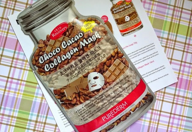 Purederm Choco Cacao Collagen Mask