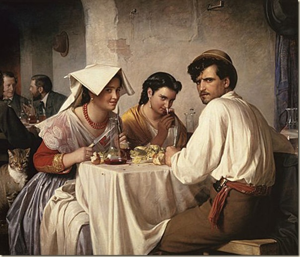 Carl Heinrich Bloch, L'auberge romaine Carl Heinrich Bloch, L'auberge romaine