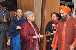A little query about Mrs Inderjit Kaur before the start of the function