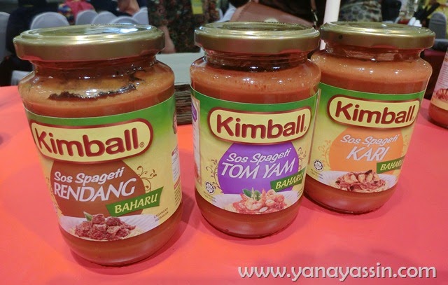 Kimball Asian Spaghetti Sauce Citarasa malaysia kari , Rendang , Tom Yam 