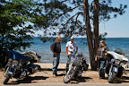 Resting at Harmony Beach just north of Sault Ste. Marie