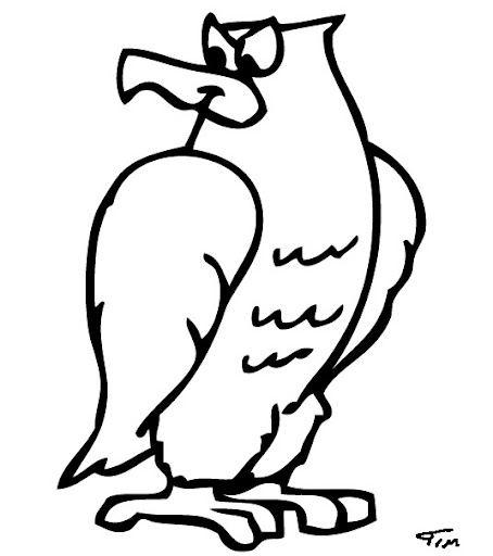 Aguila dibujo para niños - Imagui