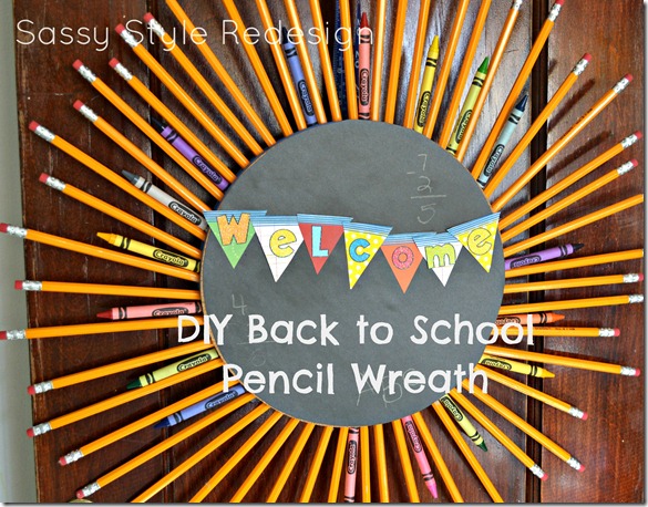 finished pencil wreath pin finished pencil wreath pin