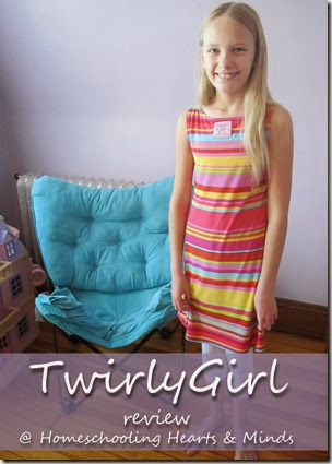 Two looks in One Dress-TwirlyGirl Dresses review at Homeschooling Hearts & Minds