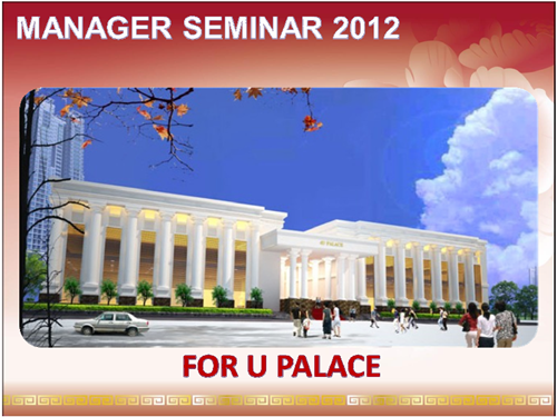 Thông tin Oriflame Manager Seminar 2012