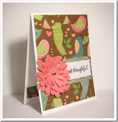 so thoughtful flower card side